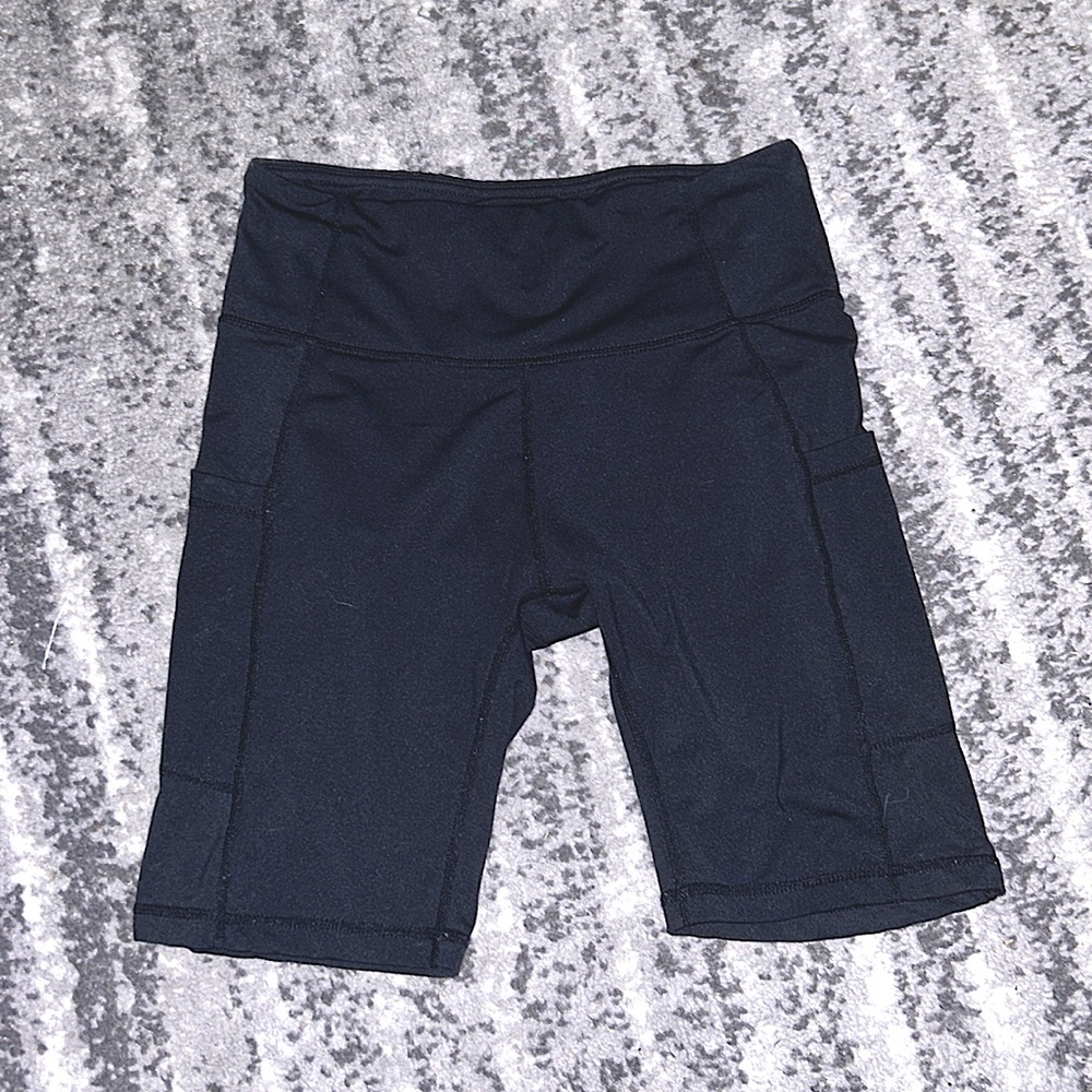 Baleaf 8” Black Biker Shorts